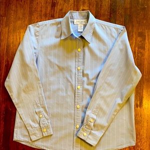 Jones Wear Sport Light Blue Button Down Sz 14